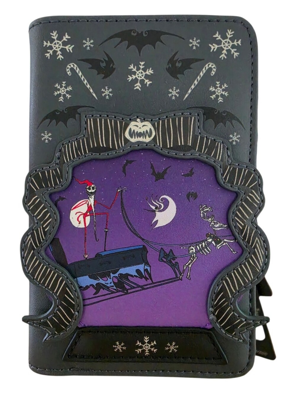 Loungefly Nightmare Before Christmas Glow in the Dark Wallet NWT - Picture 2 of 7